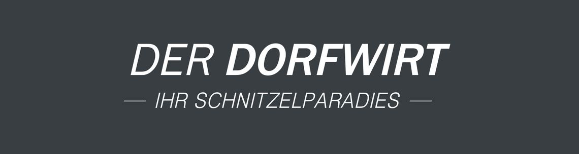 Schnitzel essen im Dorfwirt