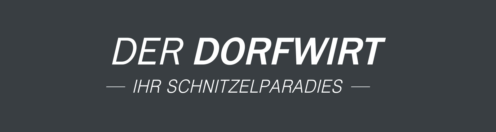 Schnitzel essen im Dorfwirt